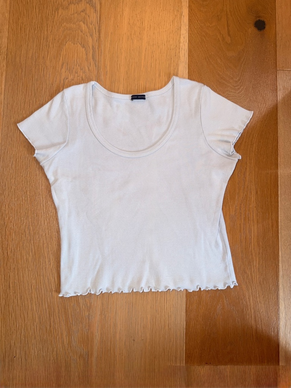 Brandy Melville Blue Baby Tee